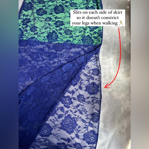 Dolls Kill Delia’s Y2K Purple Too Sassy To Care Lace Midi Skirt and Tank Top Set - Picture 8 of 10